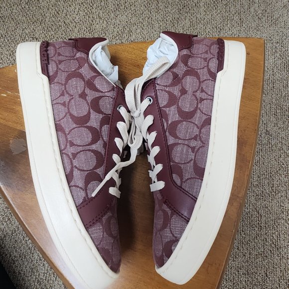Coach Clip Low Top Sneakers - Chambray Signature - NIB - Picture 1 of 12